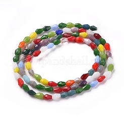Nachahmung Jade Glasperlen &nbsp;GLAA-E415-03