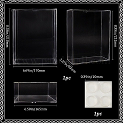 Vetrina rettangolare in acrilico trasparente&nbsp;AJEW-WH20002-31