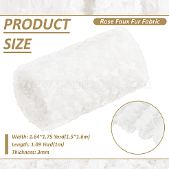 1 pièce de tissu peluche en polyester&nbsp;AJEW-BC0009-99B