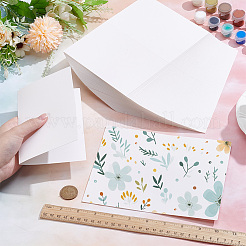 100 Stück DIY-Papier-Grußkarten in Blanko-Form&nbsp;AJEW-UN0003-02