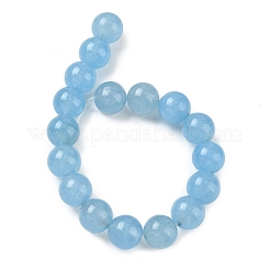 Gefärbte natürliche malaysia jade perlen stränge&nbsp;G-G021-01D-09