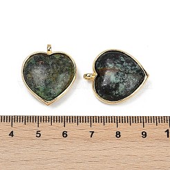 Pendentifs turquoise (jaspe) africain naturel&nbsp;G-K347-10G-04