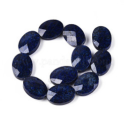 Natürlicher Lapislazuli Perlenstränge&nbsp;G-S354-13x18-A02