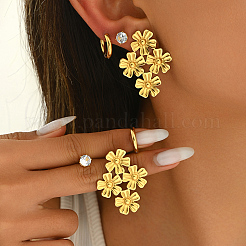 Set di orecchini alla moda in acciaio inossidabile&nbsp;VM9083-5