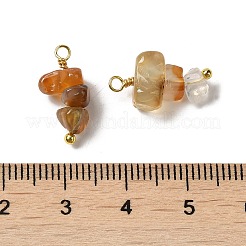 Natur-Achat-Anhänger&nbsp;KK-P242-31G-01