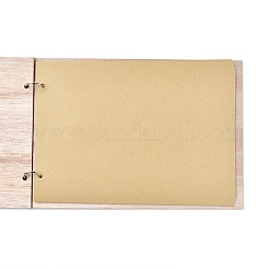 Blocco note in legno per libri degli ospiti&nbsp;AJEW-M206-20