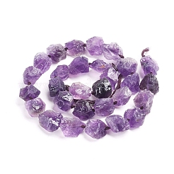 Rohe raue natürliche Amethystperlenstränge&nbsp;G-G838-01