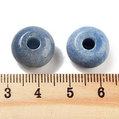 Gefärbte und erhitzte natürliche blaue Aventurin-Europäische Perlen&nbsp;G-C134-04D