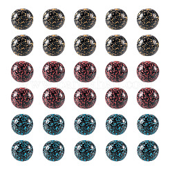 90 Stück 3 Farben undurchsichtige Acrylperlen&nbsp;OACR-TA0002-57