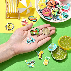 56 Stück PVC-Cabochons in 56 Stilen mit Sommermotiven&nbsp;KY-CJ0002-10