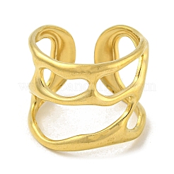 Anello polsino aperto in acciaio inossidabile 304&nbsp;LS-RJEW-C067-25G