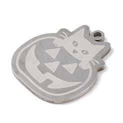 Anlaufgeschützte Halloween 201 Edelstahlanhänger&nbsp;STAS-C095-15P