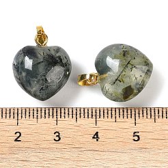 Natur Prehnit Anhänger&nbsp;G-J386-H17-G