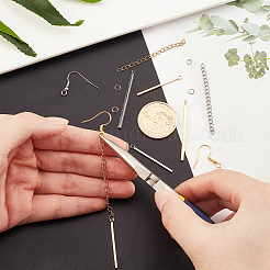 Kit de diy para hacer pendientes colgantes con barra vertical&nbsp;DIY-UN0003-04