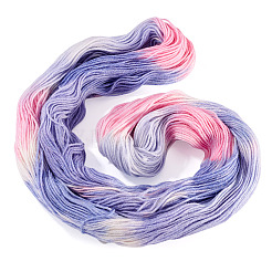 1 écheveau de fil teint en segments arc-en-ciel 80 % laine 20 % fibre acrylique&nbsp;OCOR-TA0003-02C
