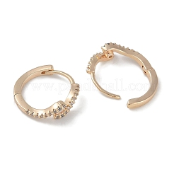 Orecchini a cerchio in zirconi chiari&nbsp;EJEW-L292-013G