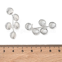 Orecchini a bottone in ottone da donna&nbsp;EJEW-A167-02C-P