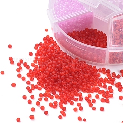 6 couleurs 12/0 perles de rocaille en verre&nbsp;SEED-X0052-03E-2mm