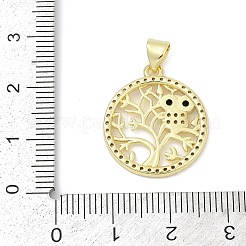 Ottone micro spianare pendenti zirconi&nbsp;KK-D317-137G