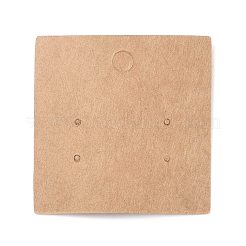 Blanko-Ohrring-Anzeigekarten aus Kraftpapier&nbsp;CDIS-G005-06