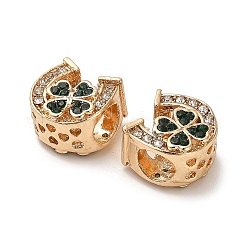 Legierung Rhinestone European Beads&nbsp;FIND-Q115-09G