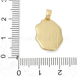 Messing Emaille-Anhänger&nbsp;KK-U068-02A-01G
