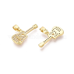 Messing micro pave klare zirkonia anhänger&nbsp;KK-Q073-06G