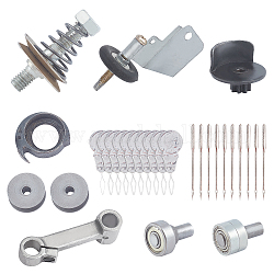 Инструменты для подметания gorgecraft, в том числе иглы для домашних швейных машин из сплава, железный соединительный рычаг и катушка, зажим и шпульный колпачок, двойной шарикоподшипник и одиночный шарикоподшипник, алюминиевые резьбовые соединения, платина, 30x2x1.5 мм, отверстие : 0.5 мм, штифты : 1 мм, 10 шт / пакет, 1bag