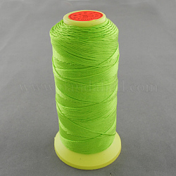 Fil à coudre de nylon, vert jaune, 0.2mm, environ 800 m / bibone 