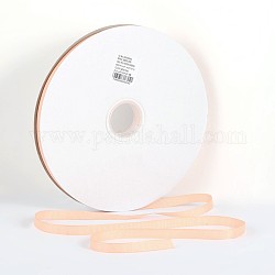 Сплошной цвет полиэстер Grosgrain ленты, розовые, 7/8 дюйм (22.2 мм), о 100yards / рулон (91.44 м / рулон)
