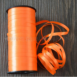Воздушные шары лента, завивка ленты, для украшения вечеринки, темно-оранжевый, 5x0.1 мм, о 100yards / рулон (91.44 м / рулон)