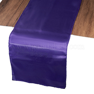 Chemin de table en polyester de couleur unie&nbsp;DIY-TAC0020-82B-1