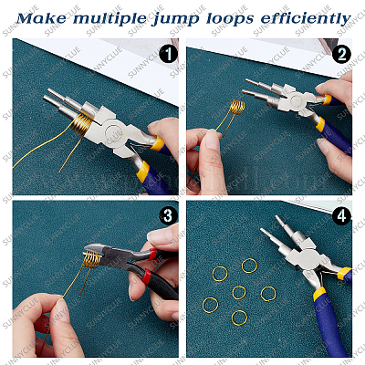 2Pcs Copper Open Split Jump Ring Closing Finger Tools Fit DIY Jewelry  Making Circle Bead Pliers Opening Helper Tools