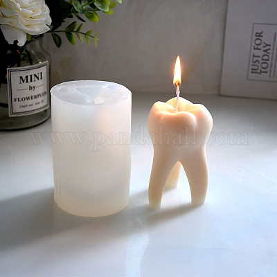 Wholesale Tooth DIY Candle Silicone Molds 