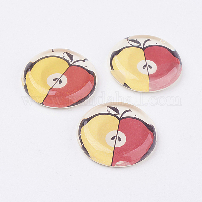 Cabochons di vetro temperato&nbsp;GGLA-33D-19-1