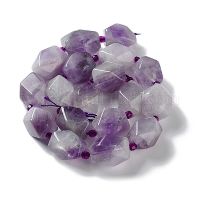 Natürlichen Amethyst Perlen Stränge&nbsp;G-C182-19-02-1