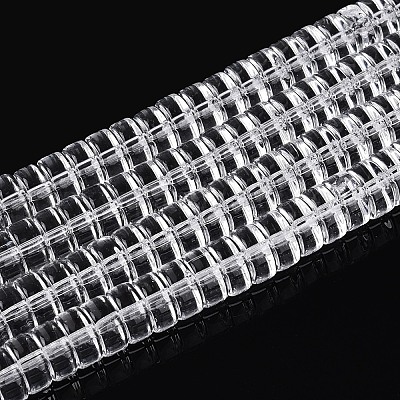 Transparente Glasperlen Stränge&nbsp;GLAA-N026-4x8mm-T06-1