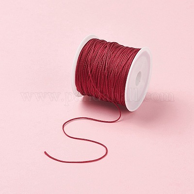PandaHall Elite 5 Rolls 5 color Nylon Thread Cord, DIY Braided Ball Jewelry  Making Cord, Mixed Color, 0.8mm, about 38.27 yards(35m)/roll, 5 color