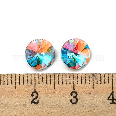 Cabochons de strass en verre&nbsp;RGLA-M017-G02-202ST-1