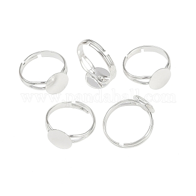 Componentes de anillo de latón&nbsp;KK-C3044-10mm-S-1