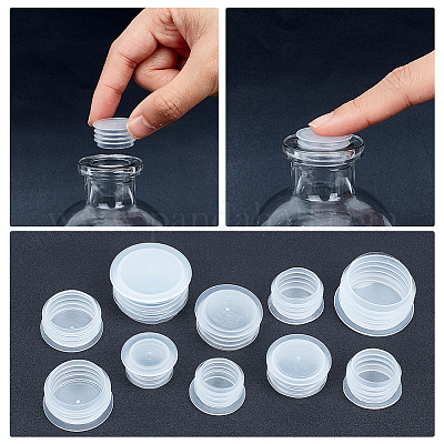 Wholesale Gorgecraft 10Pcs 5 Colors Silicone Bottle Cover 