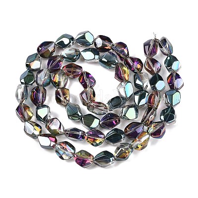 Chapelets de perles en verre électroplaqué&nbsp;EGLA-T021-10I-1