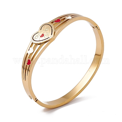 ＣＨＡＮＥＬ Heart Bracelet Gold plate Gold/Red Bracelet 20110159 –  BRANDSHOP-RESHINE