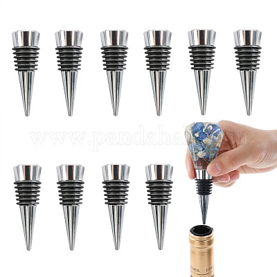 Weinflaschenverschlüsse aus Legierung&nbsp;DIY-D058-02P-1