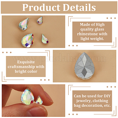 Glas Strass Cabochons&nbsp;RGLA-FG0001-27-1