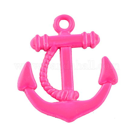 Trendy Anchor Pendant for Necklace Making PALLOY-4903-03-LF-1