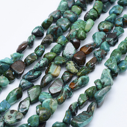 Natural Chrysocolla Beads Strands G-K203-25-1