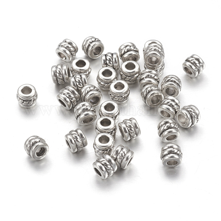 Tibetan Style Alloy Spacer Beads LF0447Y-1