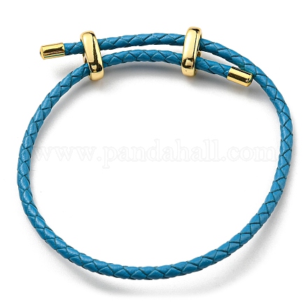 Leather Braided Cord Bracelets BJEW-G675-06G-13-1