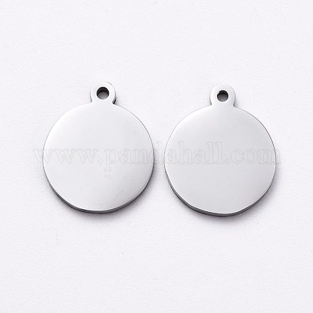 304 charms di tag in bianco in acciaio inossidabile STAS-G215-10-P02-1